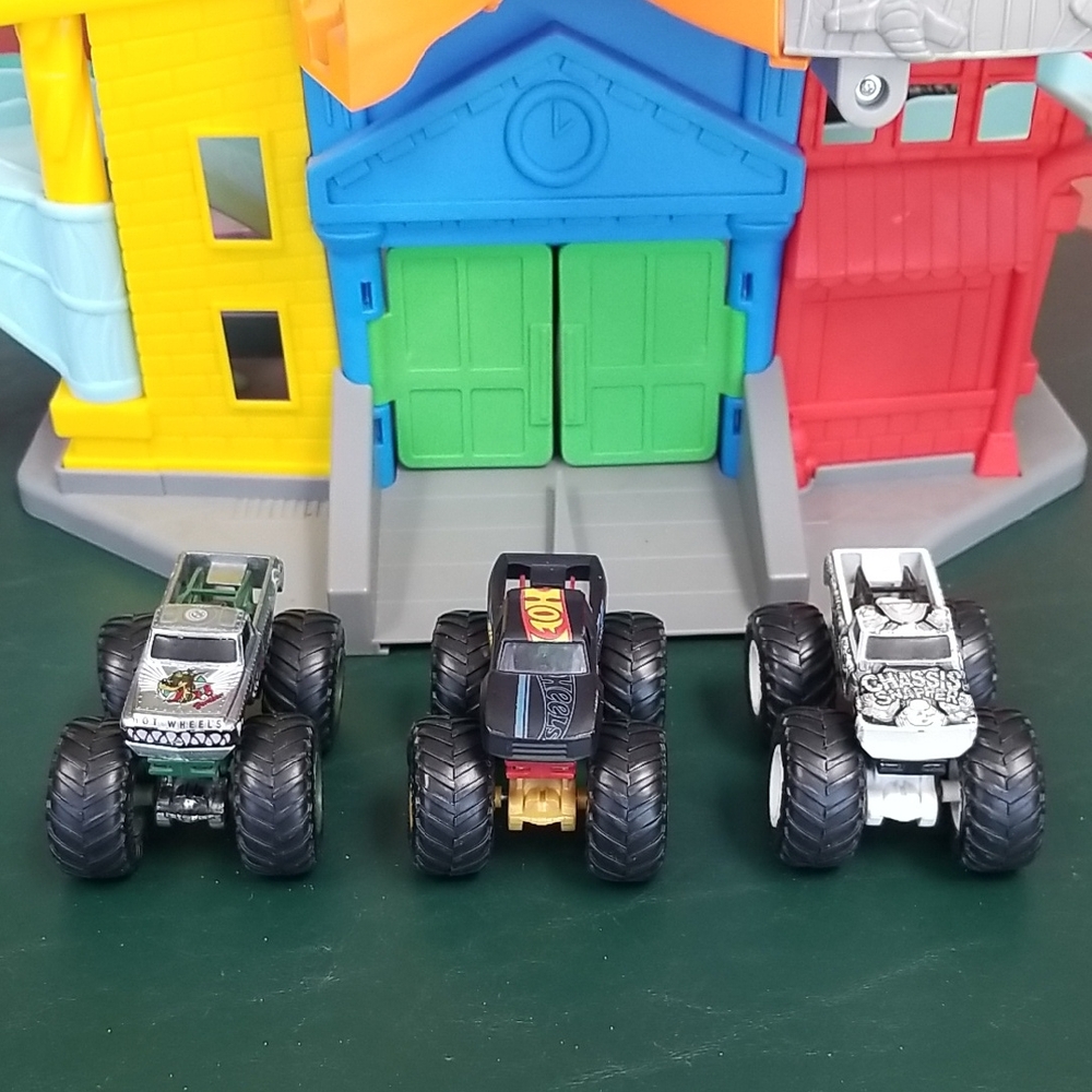 Hot Wheels Kids Monster Truck Toy Set - 3 Vehicles